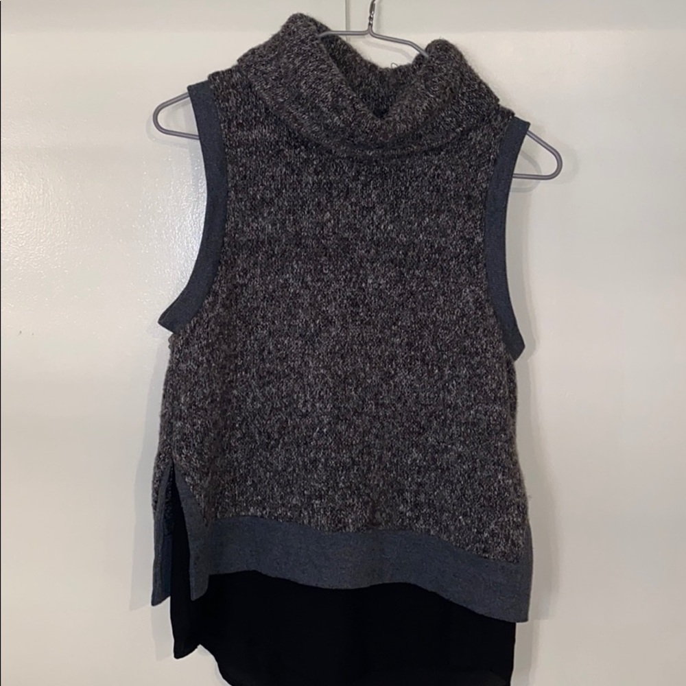 Anthro MOTH Cowl neck Sleeveless Sweater